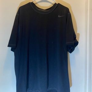 Nike Dri-fit black short sleeve shirt mens size XXL